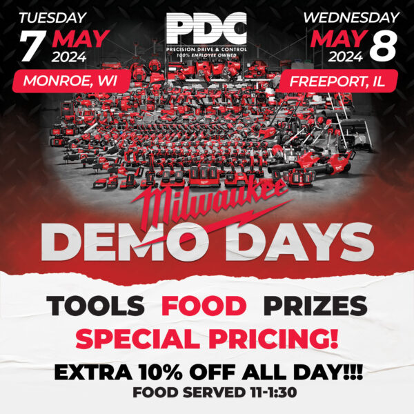 Milwaukee Tool Demo Days at PDC