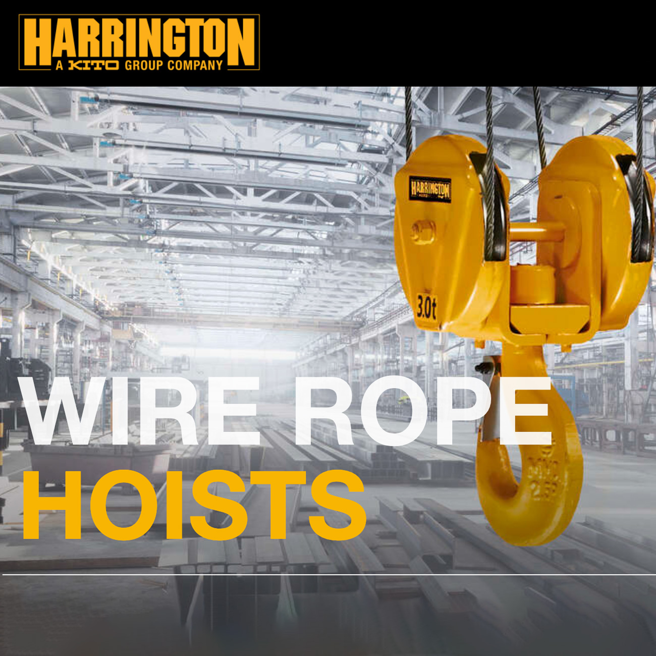 Harrington Wire Rope Hoists